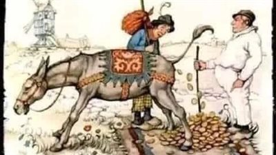 قصة المحتال والحمار 