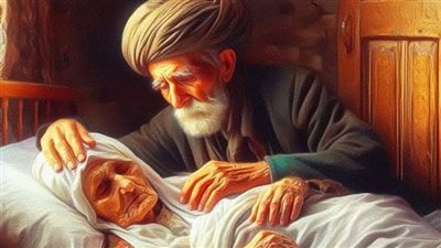 قصة العجوز وغدير
