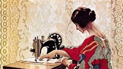 قصة المرأة وماكينة الخياطة