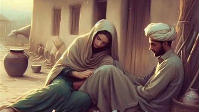امرأة تروي قصة عن فقر زوجها