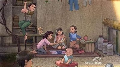 يقول رجل في أحد الأيام خرجت من منزلي صباحا