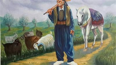 كان ف قديم الزمان رجلا يعيش ف قرية صغيره 