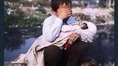 ذات يوم حصل شجار بين أمي وابي