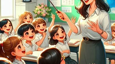 ذات مرة قالت معلمة لطلابها في الصف الابتدائي 