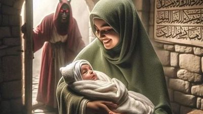 يقول رجل عندما فتحت لي زوجتي الباب