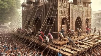 ذات يوم كان هناك شاب مسلم يجلس