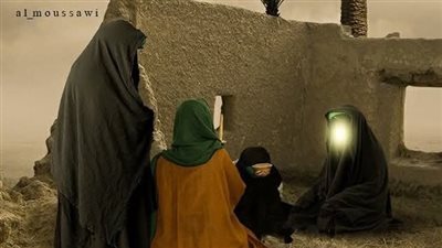 سيدنا محمد صلي الله عليه وسلم وابنته زينب