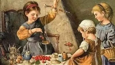 المرأة الفقير والثلاث فتيات