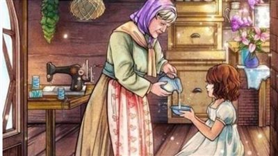في قريةصغيرة عاشت طفلةفقيرة