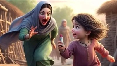 ماما خالو طالع دلوقتي افتحيه الباب