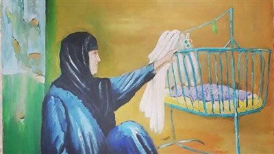 يحكي ان امرأة تزوجت بعد ۏفاة زوجها