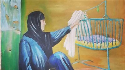يحكي ان امرأة تزوجت بعد ۏفاة زوجها 