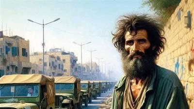 المتسول الأخرس في لبنان