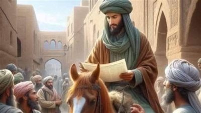 كان في قديم الزمان تاجر يتردد في تجارته