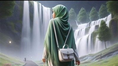 كانت تمشي في الشارع