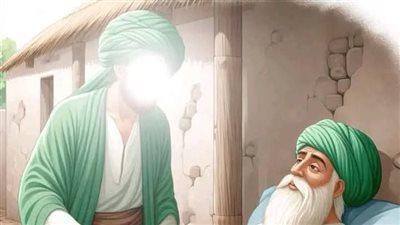 سيدنا يوسف حين قابل اباه سيدنا يعقوب 