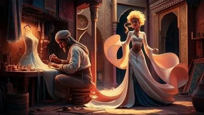 المرأة والخياط