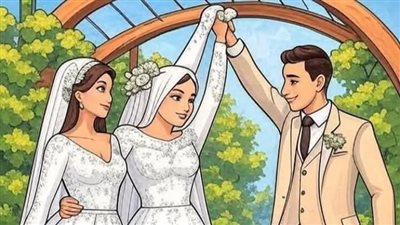 رجل تزوج امرأتين