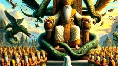 نبي الله سليمان والافعي