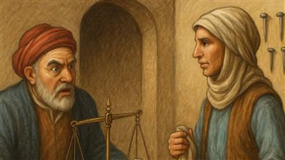قصة المسمار والتاجر