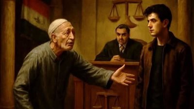 قصة الاب والابن في المحكمة