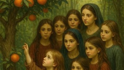 سبع شقيقات وشجرة البرتقال السحرية