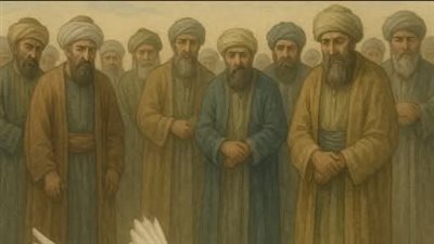 الصحابي الذي نزل علي نعشه طائر