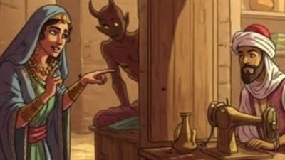 المرأة والخياط وابليس
