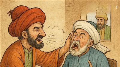 كان جحا ذات يوم يتسوق