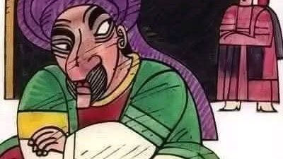  دخل رجل كبير السنّ رثَّ الثياب في دار القضاء