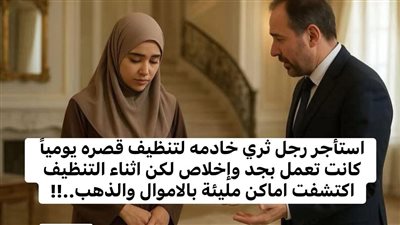  حكايةاستأجر رجل ثري خادمة