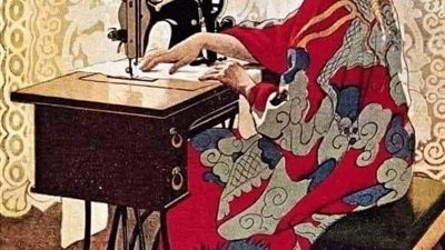 قصة المرأة وماكينة الخياطة