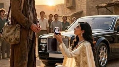 المليارديرة تطلب الزواج من متشرد